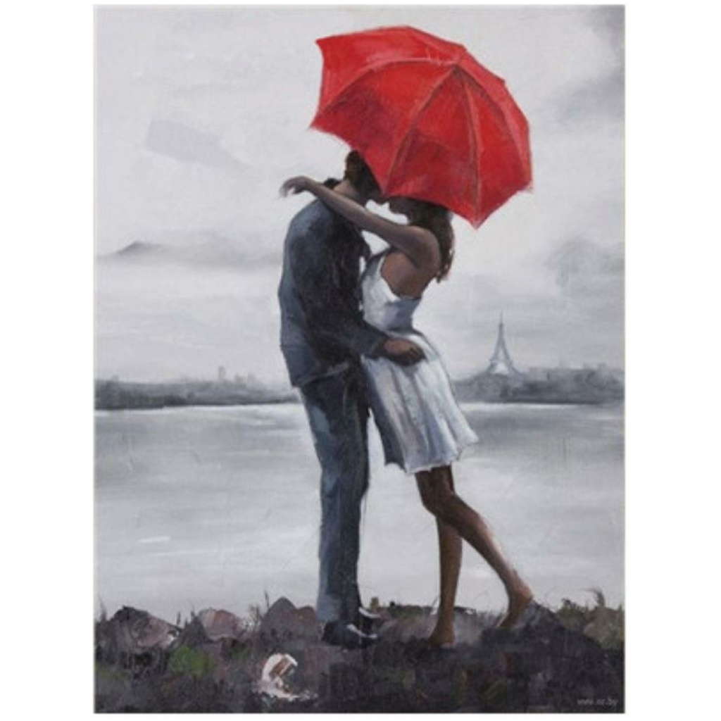 מספר וצבע אומנות זוג אנשים זוגיות אהבה מטריה אדומה צביעה למבוגרים מה לעשות בשעות הפנאי? פעילות פנאי